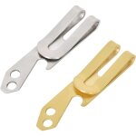 Pinces  billets, 2 pices pince  billets en acier inoxydable, mince pince  billets pour portefeuille ...