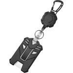 Sollbry - porte - cls retractable, porte badge enrouleur robuste, porte - badge mousqueton avec cordon ...