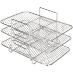 Sollbry porte - friteuse  air en acier inoxydable 304, accessoire multifonction