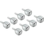 Sollbry - roulement  billes  rouleaux, lot de 8, unit de roulette rotative en acier au carbone monte ...