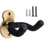 Support mural pour guitare, lot de 2 supports sécurisés et élégants, crochet mural pour guitare basse ... Support mural pour guitare, lot de 2 supports sécurisés et élégants, crochet mural pour guitare basse ...