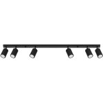 Sollux - plafonnier karbon aluminium 6xgu10 117cm Sollux - plafonnier karbon aluminium 6xgu10 117cm