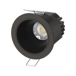 Solum - hydra spot encastr� noir 10w, 700 - 760lm, 40�, dimmable, cct 2700k / 3000k / 4000k - s0101090d ...
