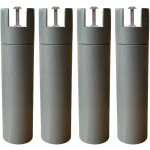 4 pieds cylindriques pour cadre  lattes anthracite 30 cm