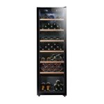 Cave a vin de vieillissement la sommeliere ctvne147 - 147 bouteilles - porte vitrée - classe g - noir ... Cave a vin de vieillissement la sommeliere ctvne147 - 147 bouteilles - porte vitrée - classe g - noir ...