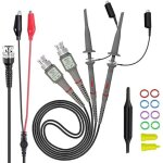 Sonde d'oscilloscope universelle avec kit d'accessoires, sondes � pince d'oscilloscope 100mhz avec kit ...