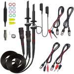 Sonde d'oscilloscope universelle avec kit d'accessoires, sondes à pince d'oscilloscope 200mhz avec kit ... Sonde d'oscilloscope universelle avec kit d'accessoires, sondes à pince d'oscilloscope 200mhz avec kit ...