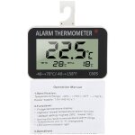 Sonde de testeur de temprature de thermomtre d'alarme de rfrigrateur numrique lcd pour rfrigrateur ...