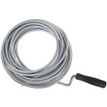 Sonde de tubes flexibles pour chappement avec ressort en spirale en acier galvanis 5 mt