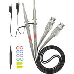 Sondes universelles  clip pour oscilloscope p6100, 100mhz, avec kit d'accessoires, 1x10x2 paquets