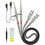 Sondes universelles � clip pour oscilloscope p6100, 100mhz, avec kit d'accessoires, 1x10x2 paquets