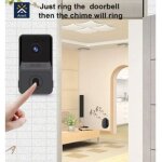 Sonnette vid�o wifi avec vision nocturne ? interphone intelligent 100� ? alarme et appel bidirectionnel ...