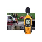 Sonomtre professionnel 30 - 130dba - dcibelmtre avec cran rtroclair (pile incluse)