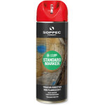 Bombe de peinture - traceur forestier non fluorescent rouge 1 - 2 ans standard marker soppec - 131904o ...