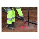 Soppec - traceur de chantier fluo tp 500ml - rouge 141525o