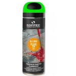 Soppec - traceur de chantier fluorescent 500 ml de couleur vert 141518o