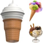 Sorbeti�res italiennes, sorbeti�res portables, sorbeti�res maison 450 ml pour sorbets, glaces, milkshakes ...