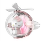Sortie d'air de voiture aromathérapie mignon dessin animé bonjour chat pilote spirale hélice petit ventilateur ... Sortie d'air de voiture aromathérapie mignon dessin animé bonjour chat pilote spirale hélice petit ventilateur ...