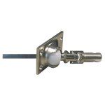Store menuiserie - sortie de caisson, carr 6, longueur 300 mm, tourillon 12, 50, nickel, systme pour ...