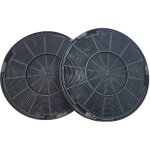 Sos accessoire lot de 2 filtres charbon type 196 pour hotte 484000008674 aeg, ariston hotpoint, arthur ...