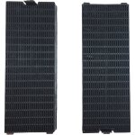Sos accessoire lot de 2 filtres charbon fch260 acm26 pour hotte 49016876 49016877 airlux, ariston hotpoint, ...