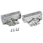 Sos accessoire charni�res de porte (kit complet inf�rieur et sup�rieur 2 pcs) pour r�frig�rateur, cong�lateur ...