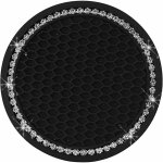 Sous - verre de voiture 4 pices, sous - verre de voiture en cristal antidrapant en silicone de 2, 75 ...