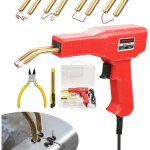 Soudage plastique machine, rparation de pistolet de soudeur, 200 pcs agrafeuse chaud 50w, kit de rparation ...