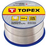 Soudure � l'�tain topex 60 % sn - 100 g, 1 mm - pour l'�lectronique