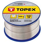 Soudure � l'�tain topex 60 % sn - 0, 7 mm, 100 g - pour l'�lectronique