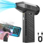 Souffleur air comprim, 180000 tr / min de pulvrisation d'air comprim avec batterie 8000mah, soufflette ...