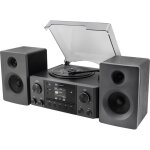 Soundmaster cha�ne st�r�o dab + , fm, usb, mp3, bluetooth, aux, cd, fonction r�veil