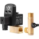 Soupape de vidange temporis�e electronique automatique vanne de vidange electrique de g1 / 2 dn15 pour ...