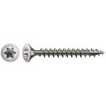 Spax vis � bois t�te frais�e bomb�e tfb t - star torx t15 3. 5x16 filetage total inox a2 - 200 pi�ces ...