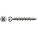 Spax vis bois t�te frais�e bomb�e tfb t - star torx t20 4. 5x50 filetage total inox a2 - 10 pi�ces