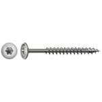 Vis express - spax vis charpente tte disque inox a2 6x60 filetage total torx t30 - 10 pices