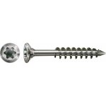 Spax - vis de fa�ade, 4, 5 x 60 mm, 100 unit�s, filetage partiel, t�te bomb�e, t - star plus t20, pointe ...