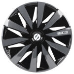 Sparco 4 enjoliveurs lazio 14 noir et gris