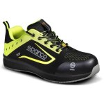 Chaussures de travail sparco cup nurburg esd s1p src, pointure 41, noires avec de'tails jaunes, en tissu ...