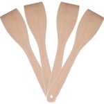 Spatule de cuisine en bois pour frire, longueur 300 mm - set de 4 pcs. hendi 525142