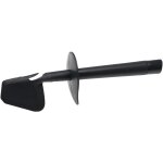 Spatule compatible avec vorwerk thermomix tm31, tm5, tm6 robot culinaire - grattoir, noir - vhbw