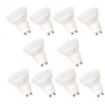 10 ampoules led gu10, 10w, 920lm, blanc neutre 4000k 10 ampoules led gu10, 10w, 920lm, blanc neutre 4000k
