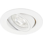 Speed 70 r 230 - encastr gu10, rond, basculant, blanc, lpe non incl.