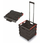 Spetebo - trolley pliable cart t - jusqu'à 25 kg - poignée extensible Spetebo - trolley pliable cart t - jusqu'à 25 kg - poignée extensible