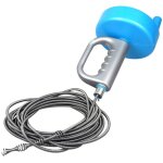 Spirale de d�bouchage de canalisations - 10 m x 6 mm - spirale flexible pour d�boucher les canalisations ...