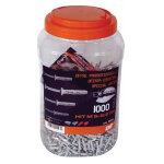 Spit - cheville à frapper en nylon hit mp - ø 6 x 30 / 5 mm - seau de 1000 + 5 forets 060134 Spit - cheville à frapper en nylon hit mp - ø 6 x 30 / 5 mm - seau de 1000 + 5 forets 060134