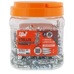 Spit - cheville m�tallique � vis stellix - 6 x 35 / 15 m6 + vis seau de 150 060145