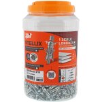 Spit - cheville m�tallique � vis stellix - patte � vis - 5 x 35 / 15 m7 + vis seau de 300 060142