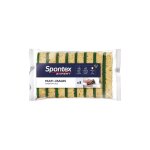 Eponge multiusages grattante verte x 8 - spontex expert