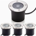 Spot encastrable exterieur, 4 pack spot led encastrable exterieur 3w ip67 spot terrasse exterieur encastrable ...